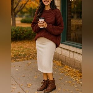 Brash Brown Marisol Lace Up Combat Boots